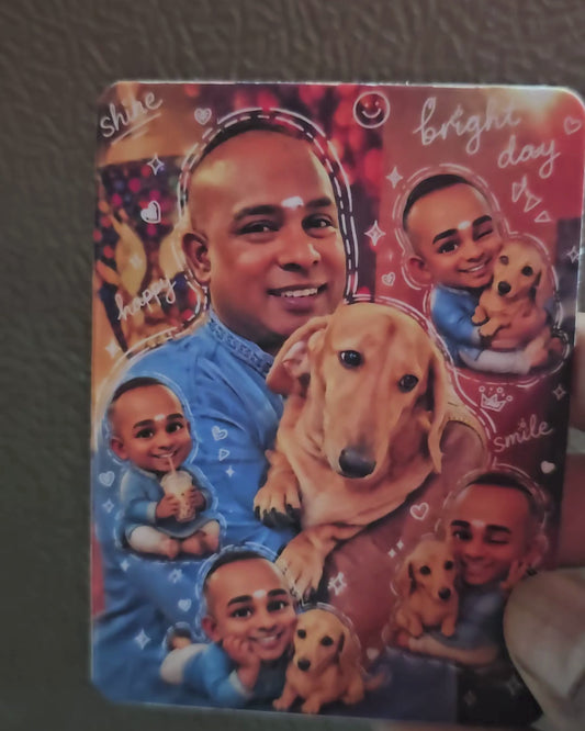 Custom Flexible Magnet – Perfect Gift & Keepsake (9cm X 6cm)